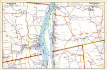 30, Albany & Greene County Portion, Rensselaer & Columbia County Portion, Hudson River Valley 1891